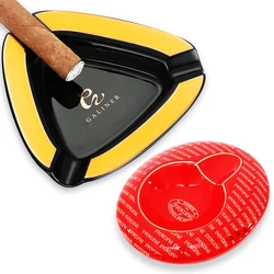 GALINER Ceramic Ashtray Cigar Tool Portable Home Smoking Ash Tray For Cigar Indoor Travel Ashtrays