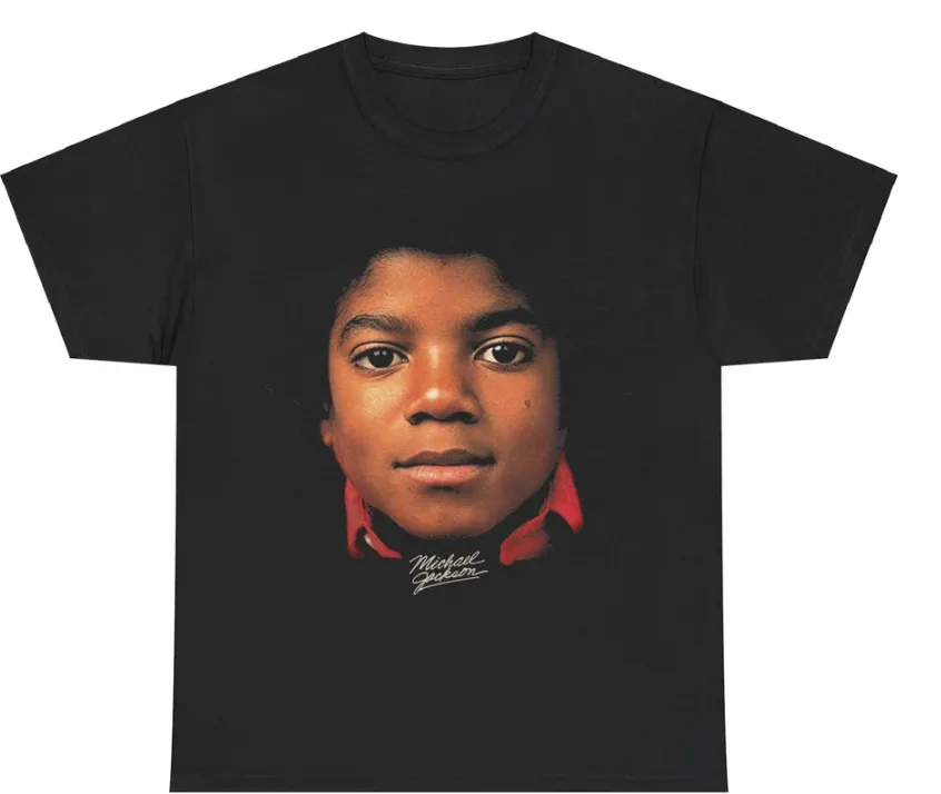 

Mj Jackson Face T-Shirt Short Sleeves Gift For Men Women S-5Xl