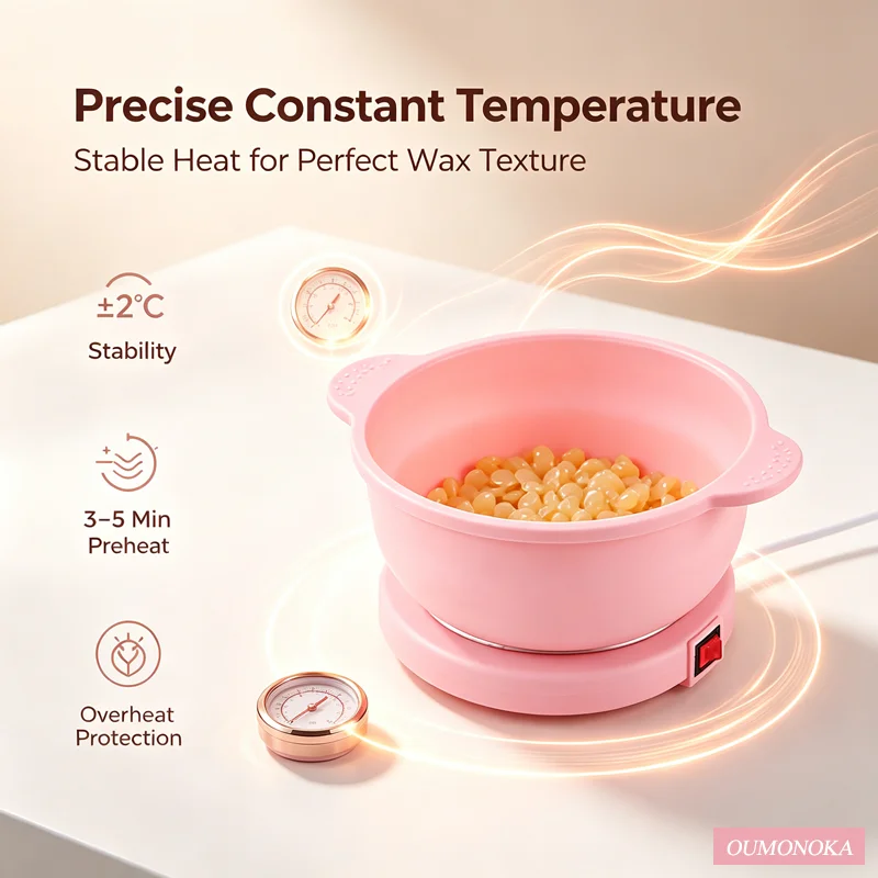 0 Metal Foldable Professional Wax Heater Machine for Depilation  Home Appliance SPA Paraffin Pot Depilatory Shaving Wax Heater image 3