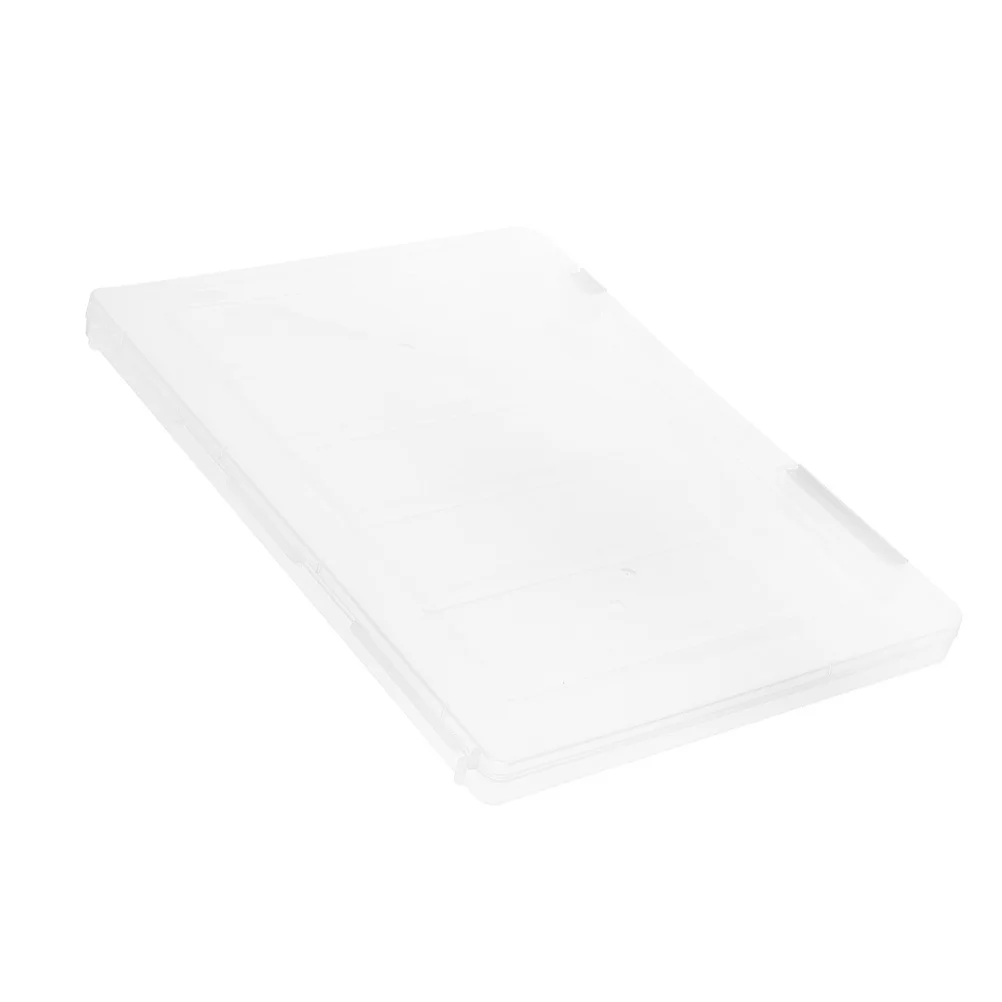 اضغط على صندوق منظم تخزين الأظافر مع طبقة واقية لجمع الأظافر الصناعية، حافظة عرض شفافة لسهولة الوصول و #1