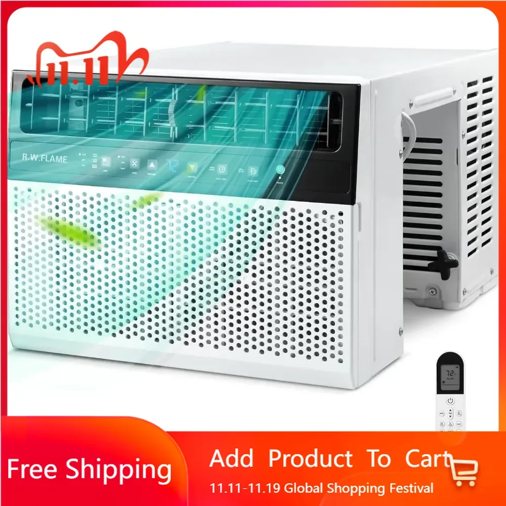 10000 BTU window air conditioning, U-shaped air conditioning window air conditioning, cooled to 450 square feet, 6 modes