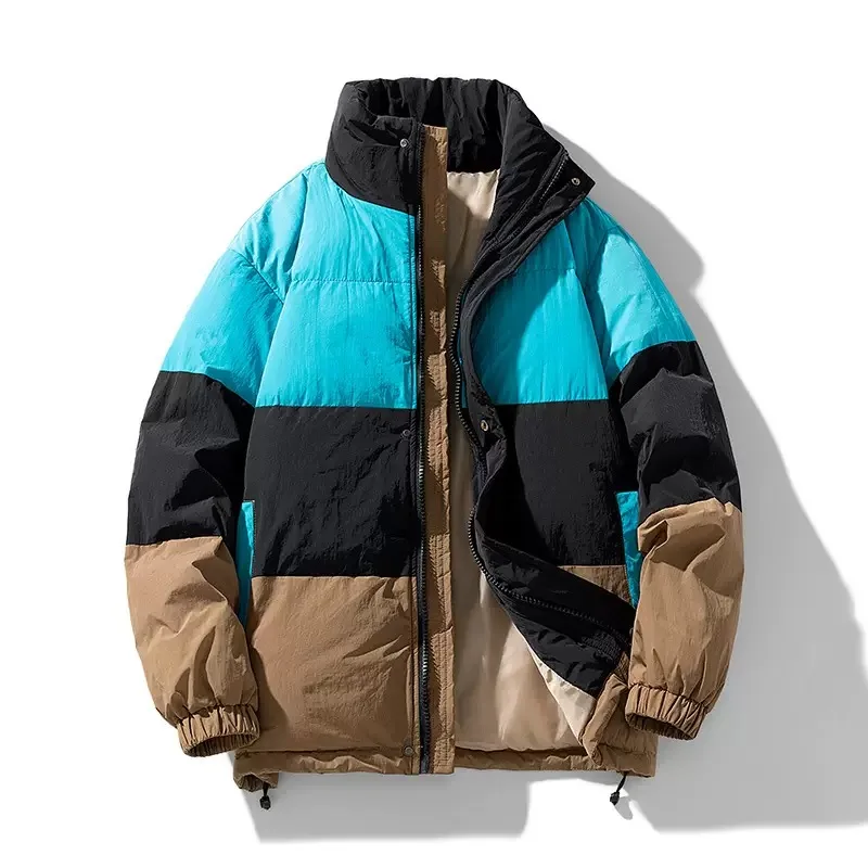 

Autumn and Winter Fashion Trend American Style Thickened Warm Windproof Cotton-Padded Jacket Men's Loose Sports Large Size Coat