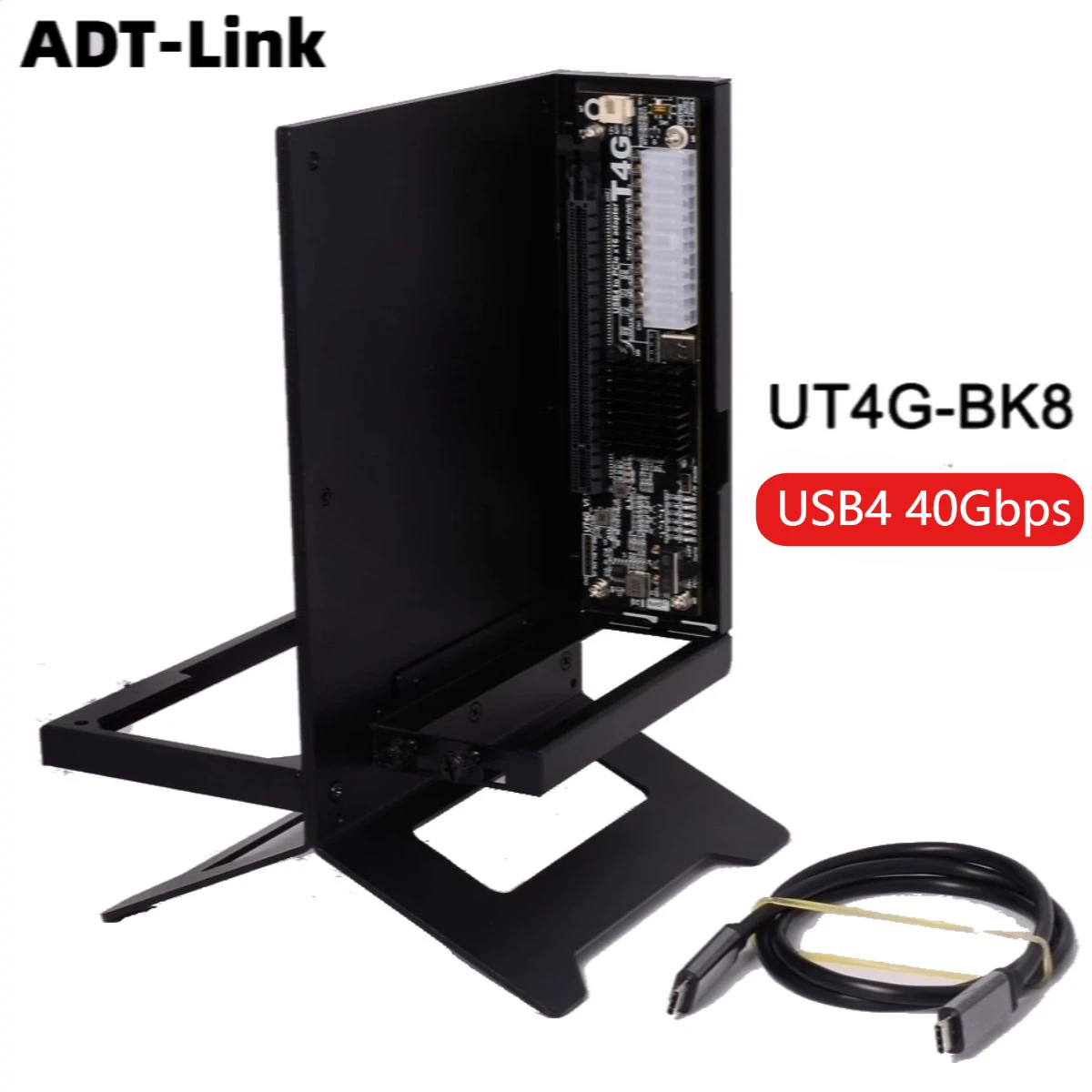 UT4G External Graphics EGPU Adapter USB4/Thunderbolt-4/3 TB3/TB4 to PCIe X16 PCI-E 4.0 X4 GPU Dock NUC ITX STX Laptops Gaming PC