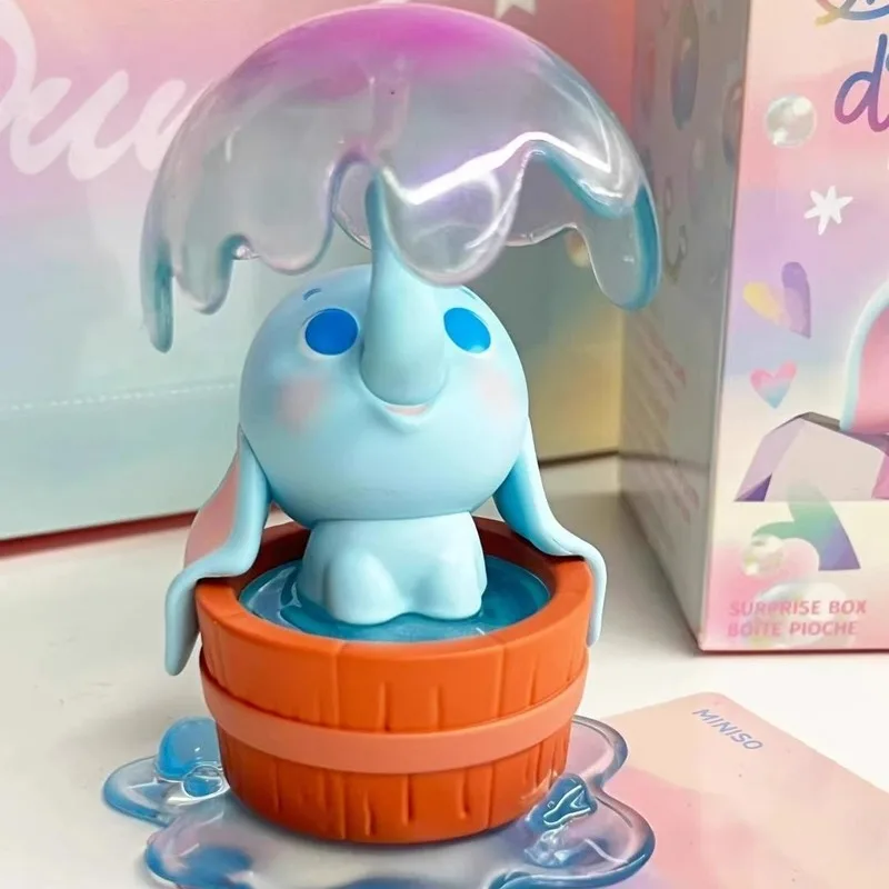 Miniso Disney Dumbo Day Fantasy Series Blind Anime Peripheral Figures Cartoon Decorative Tabletop Ornaments Toys Holiday Gifts