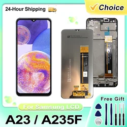 For Samsung Galaxy A23 4G LCD Display A235 A235F Touch Screen Digitizer Assembly For Samsung A23 4G Replace Parts