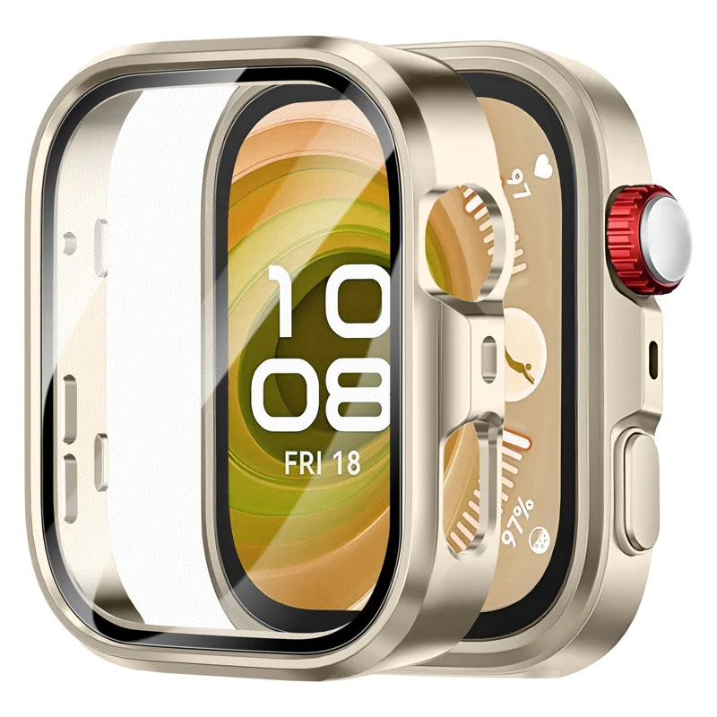 Case for Huawei Watch Fit 4/4 Pro Screen Protector Case All-Around Protective Bumper Cover for Huawei Fit4 3/Fit 4 Pro Accessory