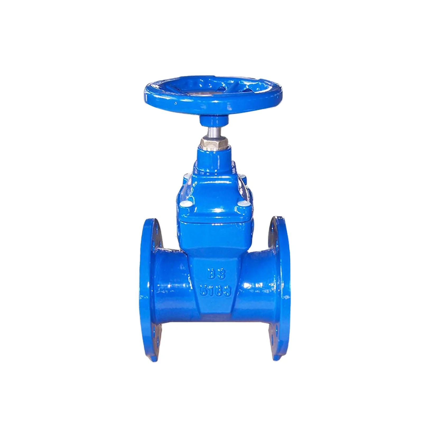 Fire Service Gate Valve Stainless Steel Flanged or Grooved Connections Rising Stem Design Manual Operation Water DN50-400