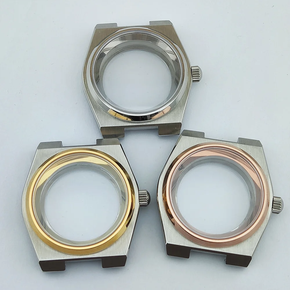 NH35 Case Sapphire Glass Stainless Steel Case Fits 28.5mm Dial Case NH35 Watch Case Set