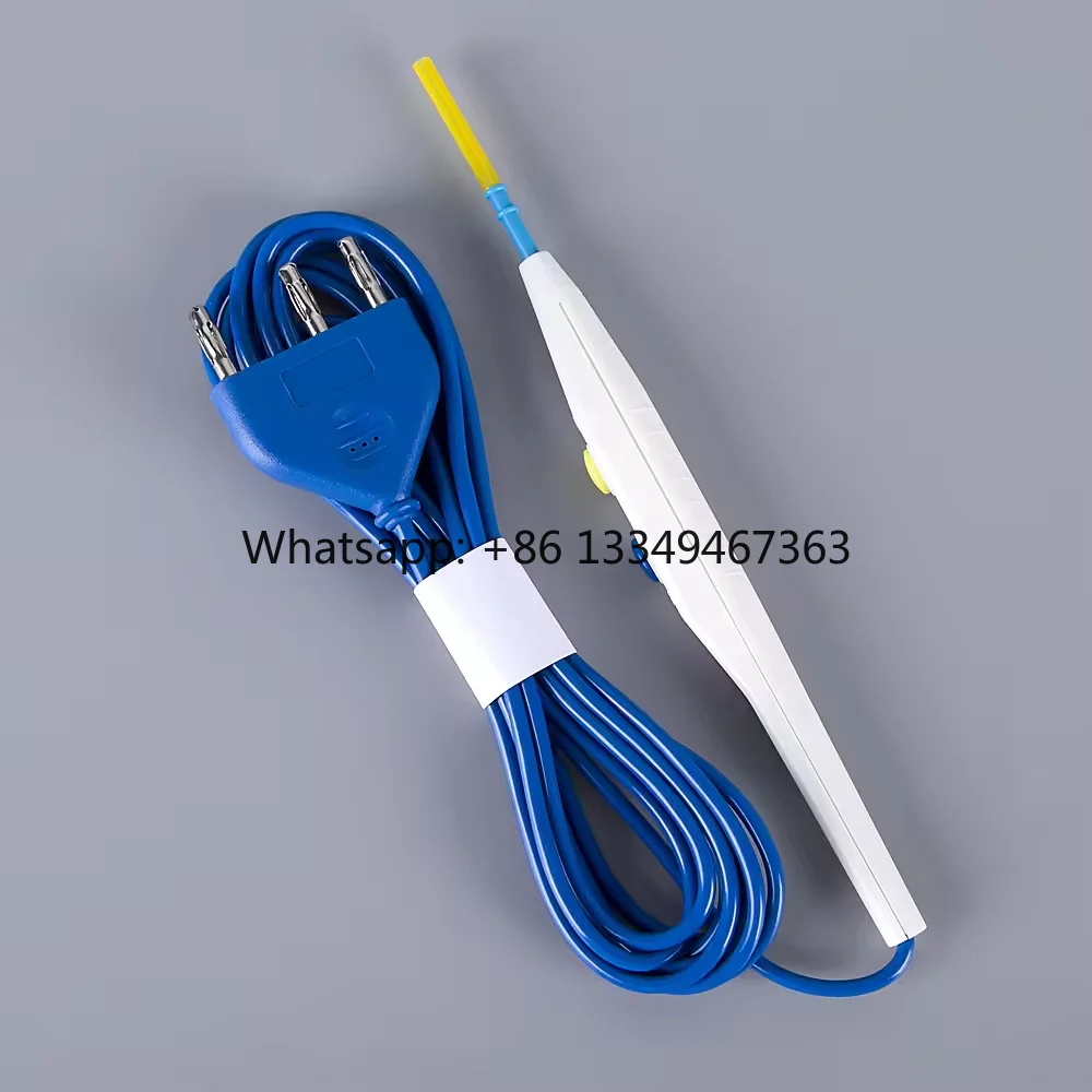 

In Stock Cost-Effective High Quality Foot Switch Controlled Cut Coagulation Electrosurgical Disposable ESU Pencil Hot Sale