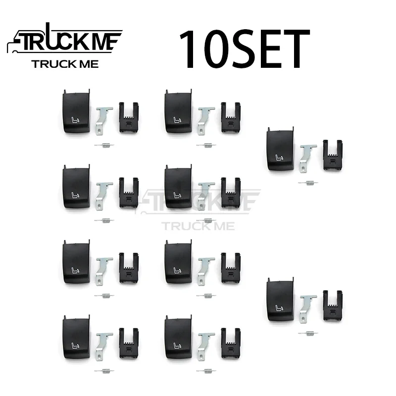 10PCS/BOX Truck Seat Cushion Tilt Adjustment Switch Kit Right 2276717 1498841 for Scaniaa L-/P-/G-/R-/S-Series