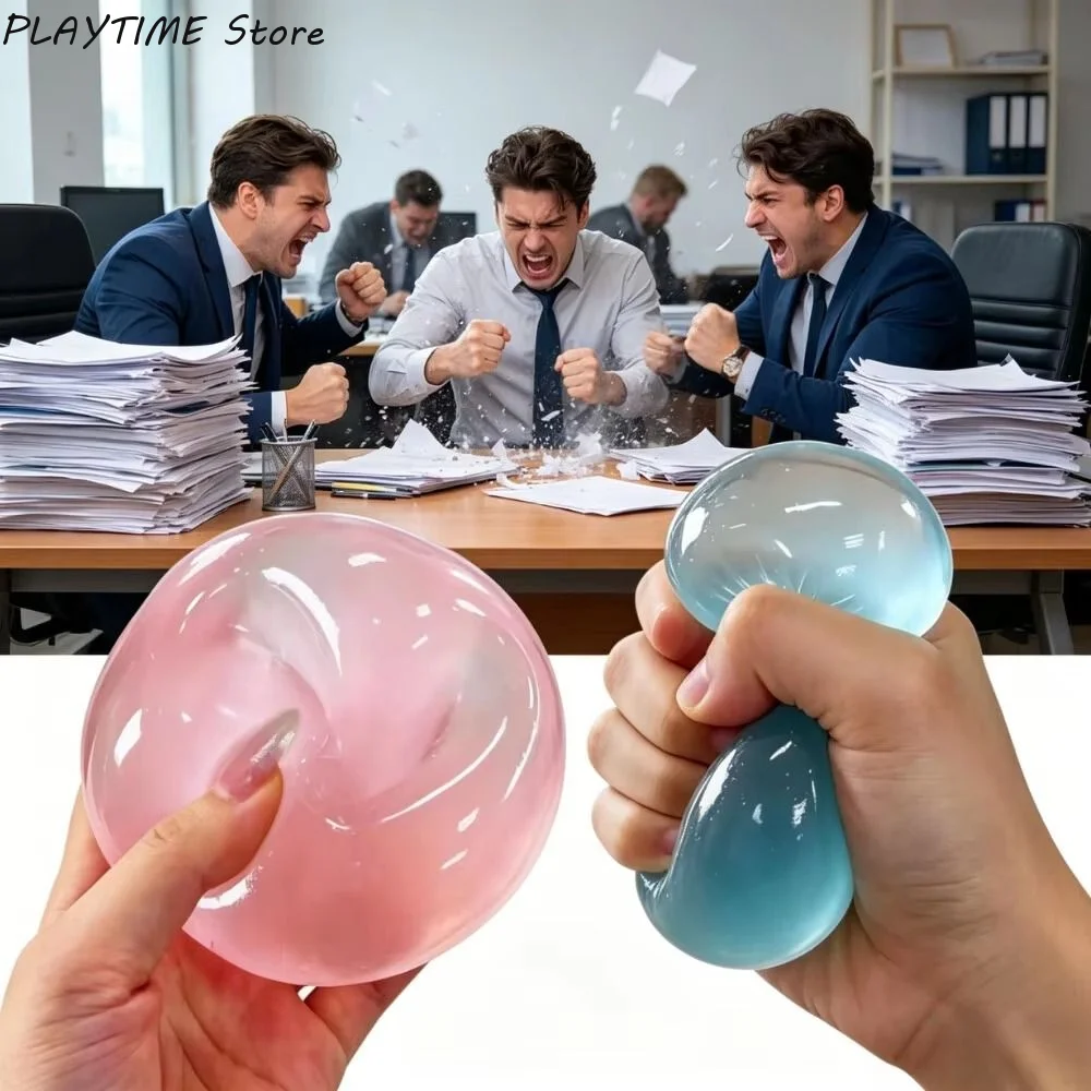 Moldable Squishy Pearl Coconut Oil Squeeze Toy Moldable Stress Ball Squishy Toy Slow Rising Decompression Sensory Toy for Adult