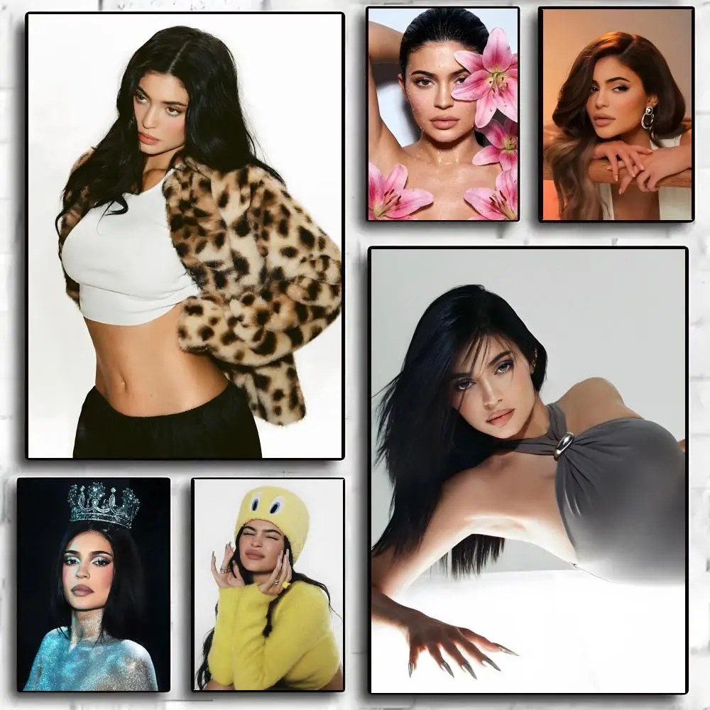 Kylie Jenner Celebrity Poster Living Room Bedroom Party Bar Decor Moisture-proof Art Wall Painting