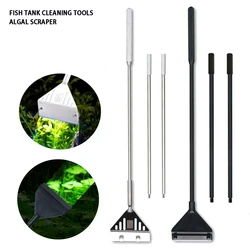 Aquarium algae scraper multi-purpose glass algae cleaning tool fish tank stainless steel aluminum alloy cleaning algae scraper