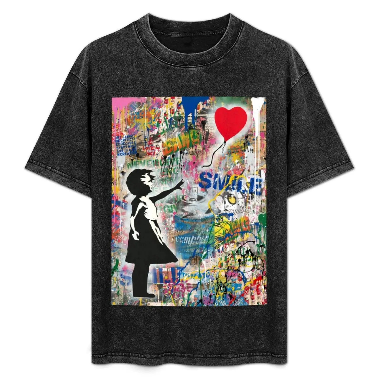 

Balloon Girl Street Art Mashup T-Shirt Summer Festival T-Shirt