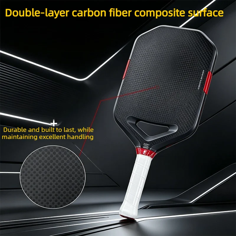 Pickleball Paddle Same Foam Core No Borders Hot Pressing Carbon Fiber Hot Pressed Borderless Integrated Molding