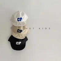 Breathable Summer Lightweight Baby Sun Hat CP Letter Design Infant Sun Protection Cap Quick Drying For Outdoor Travel Baby Hat