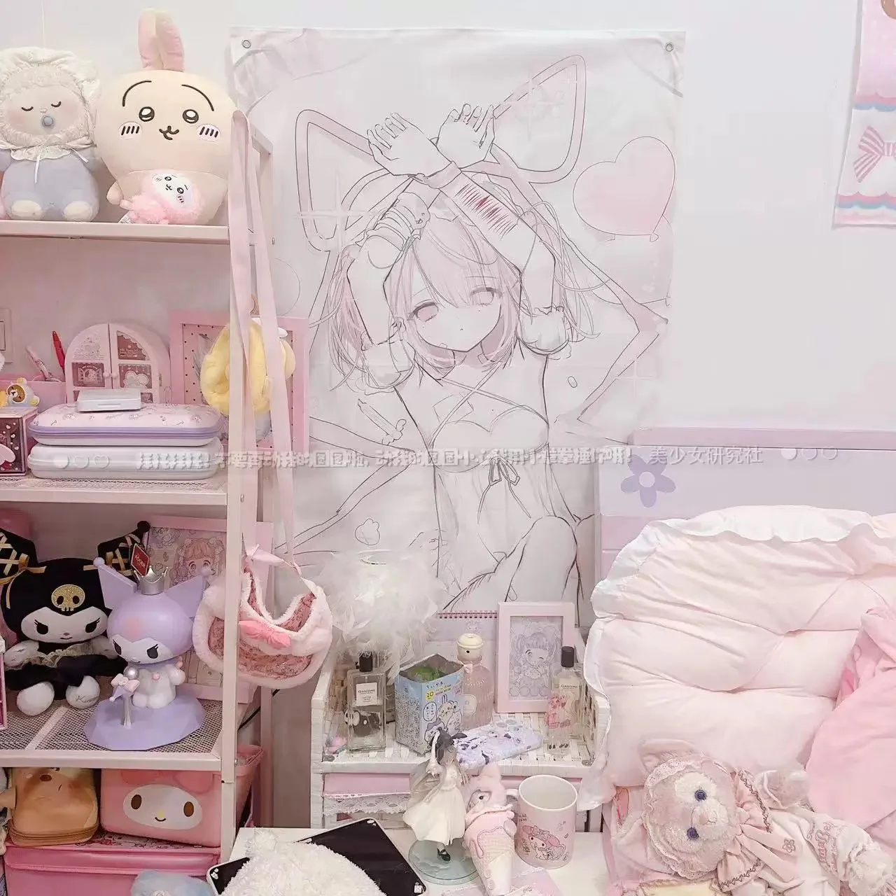 A lifestyle banner representing the bald community featuring aesthetics for wall hangings tapestries and background fabric