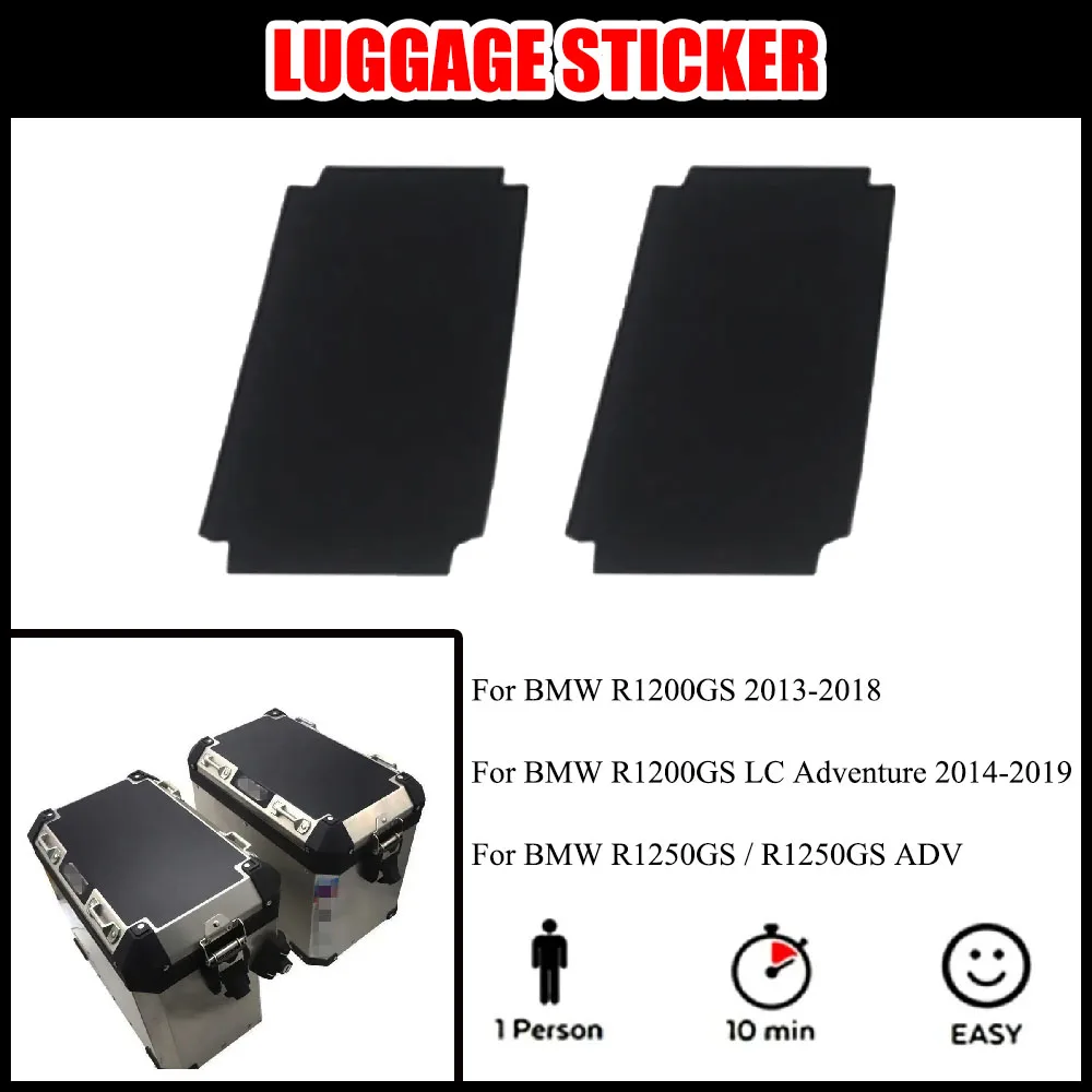 

For BMW R1200GS LC Adventure ADV R1250 GS NEW High Quailty Moto Pannier Cover Set For Luggage Cases Trunk Sticker Side Case Pads