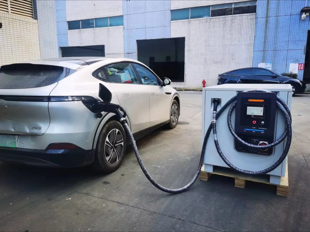 New Ultra-Large Capacity 75kWh Lithium Lifepo4 Battery Fast Charging Station 60KW DC VPOS Credit Card Floor-Mounted 7-inch