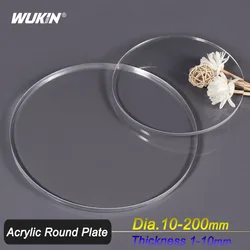 Acrylic Circular Plate High Transparent Round Acrylic Plates Organic Glass Plastic Clear Disc Sheet Laser Cutting DIY Board