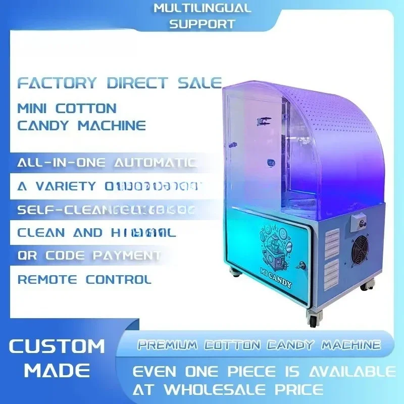 Hot Sale Mini Vending Machine  Automatic Coin-Operated Glass Iron  Arcade Game Equipment  Flashing Light 110-240V For  Game Room