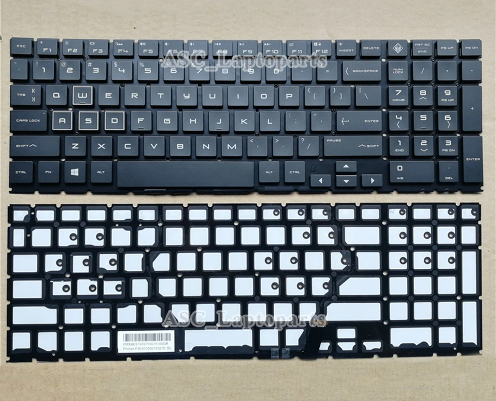 Keyboard AS Baru untuk HP Omen 15-DH 15-dh0003la 15-dh0180tx Dh1053nr 15-dh1070wm 15-dh1065cl 15-dh1019nr 15-dh1060nr BACKLIT