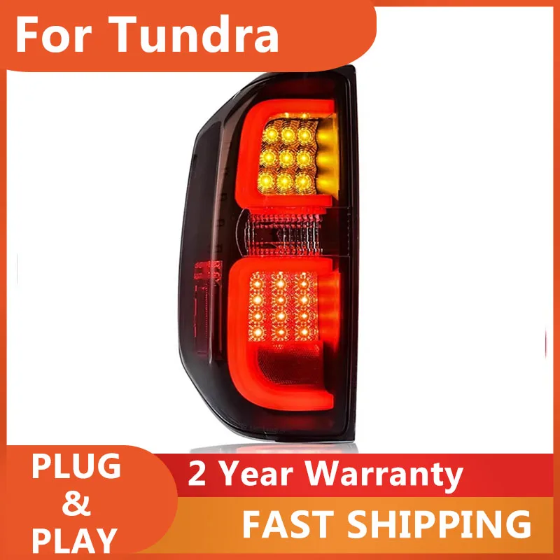 

Car Styling For Toyota Tundra Tail Light 2014 2015 2016 2017 Tundra Taillights Rear DRL Fog Brake Turn Signal Reversing