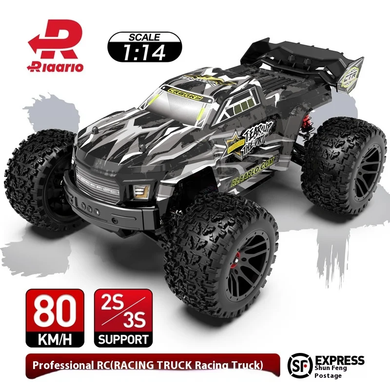 

Leilaluo 14025rc Remote Control Car 1:14 Brushless Remote Control Car Four-Wheel Drive Off-Road Remote Control Car Toy Racing Ca