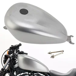 14.4L Iron Unpainted Motorcycle Retro Oil Gas Fuel Tank Fit For Harley Sportster XL 883 72 1200 Roadster Forty-eight 2007-2023
