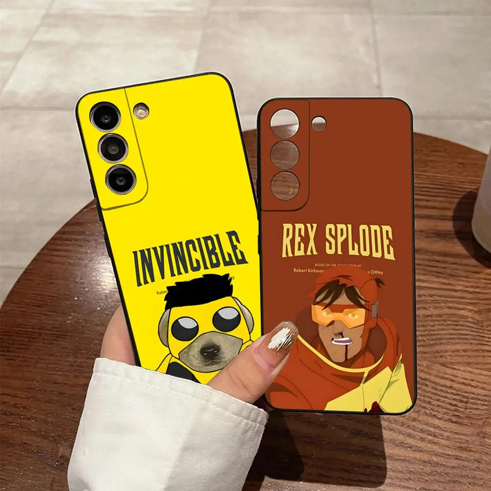 I-Invincible Funny Phone Case For S23 Fe Samsung S26 S24 Ultra S25 S22 S20 S21 Plus A54 A34 A53 A16 Back Cover