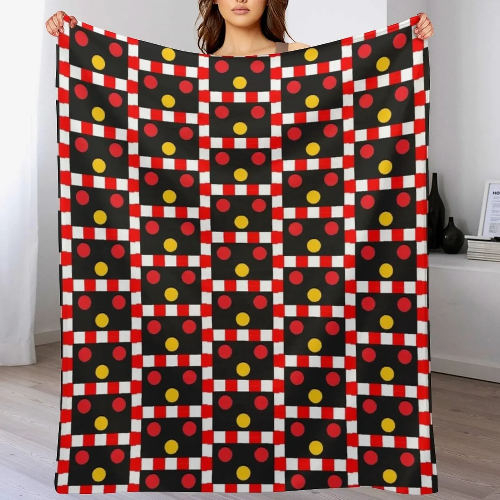 British rail level crossing light Throw Blanket Cozy Microfiber Throw Blanket for Home Bedroom