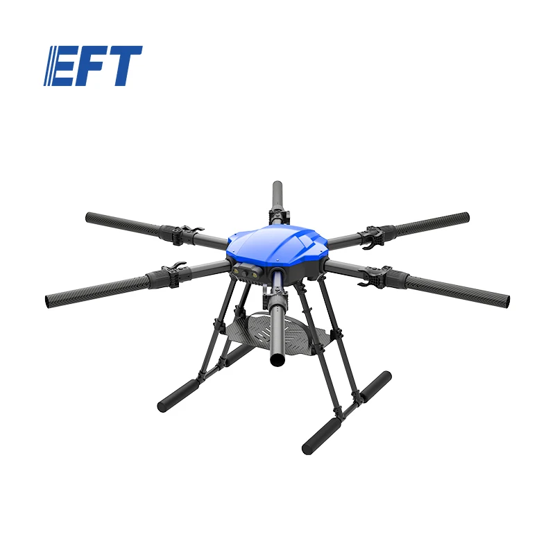 

EFT long flight time E616P 16KG six axis mapping drone frame industry application security drone parts without camera