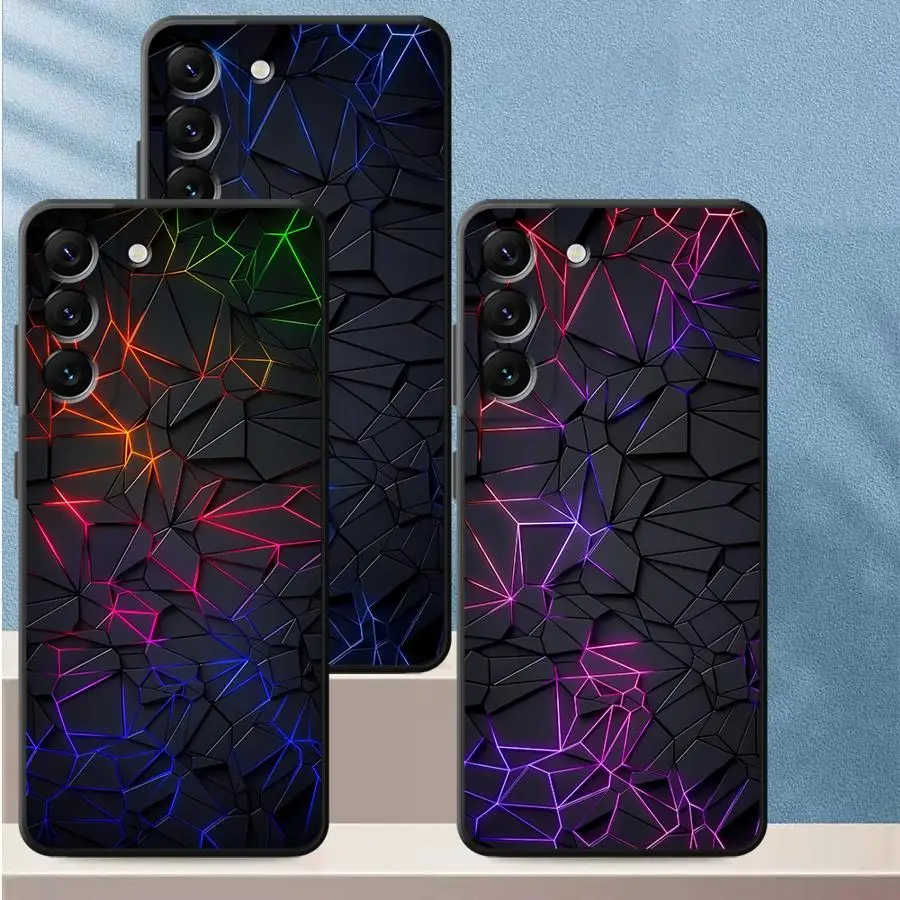 Phone Cover Case for Samsung Galaxy A57 A25 A23 A53 A35 A52 A36 A73 A51 A55 A32 A26 A24 A37 A22 A72 A71 Blue Gradient Design