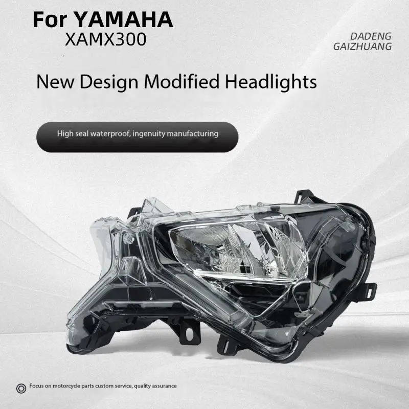 For YAMAHA XAMX300 X MAX 300 23-24 Motorcycle Headlight with Bulb Assembly Bright LED Lamp Front Headlight Modified Accessories