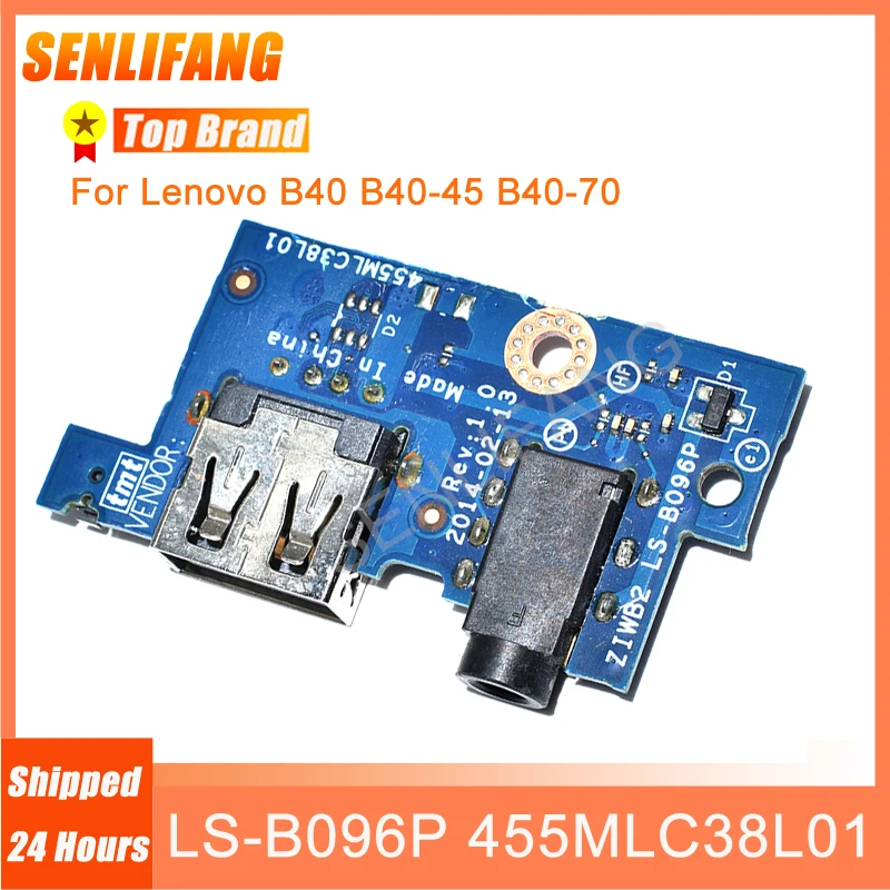 For Lenovo B40 B40-45 B40-70 Audio USB Board ZIWB2 LS-B096P 455MLC38L01