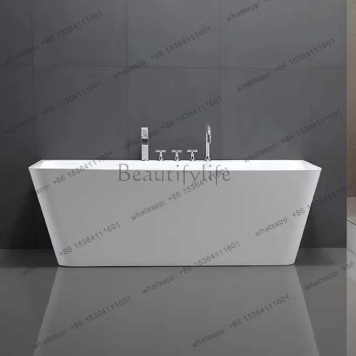 

Может быть оснащен смесителем. Отдельно стоящая ванна в европейском стиле. Ванна с акриловой длиной. Ванна 1,5 1,7 метра.