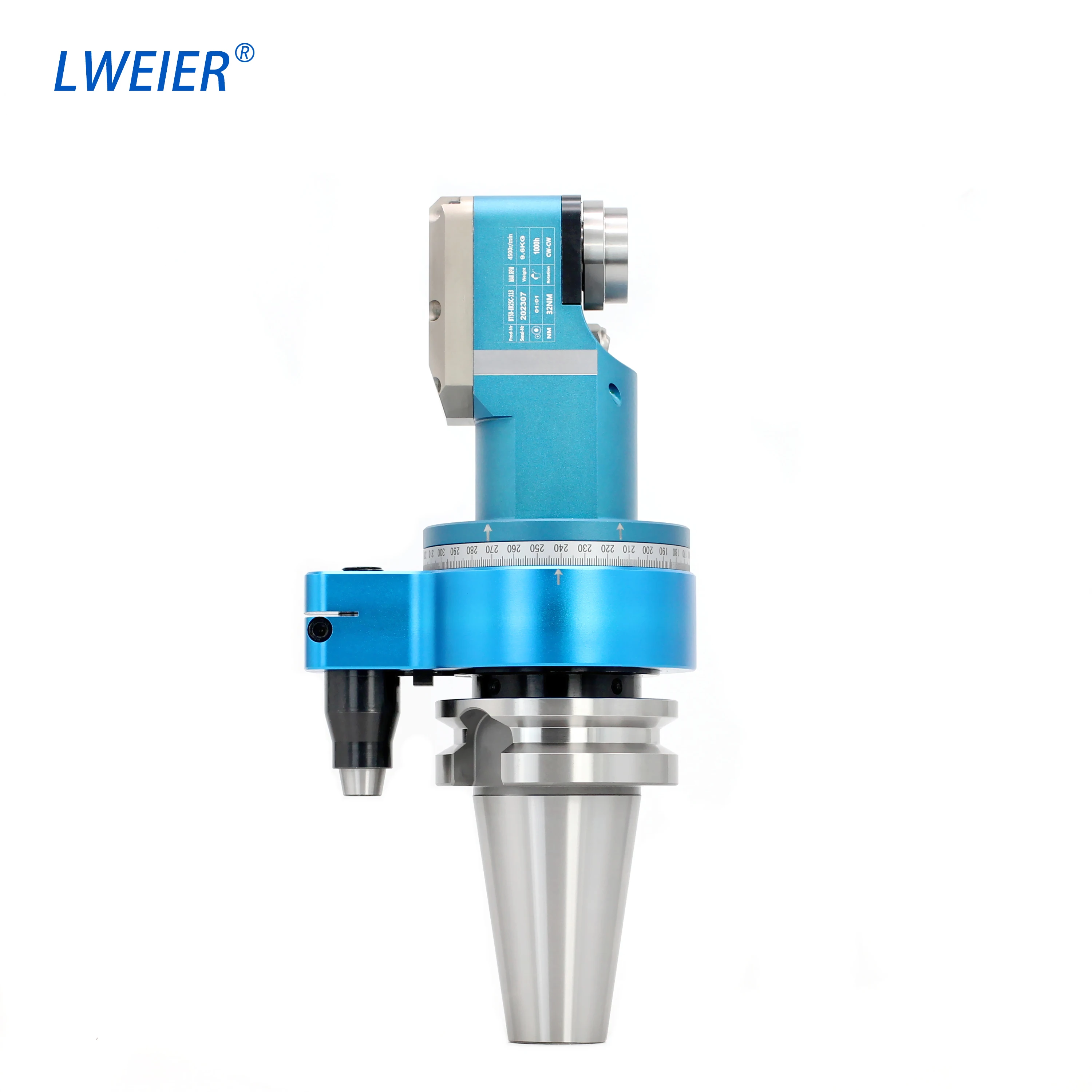 CNC BT40 BT50 Milling Machine Water Outlet Angle Head CAT40 SK50 Coolant Side Milling Head