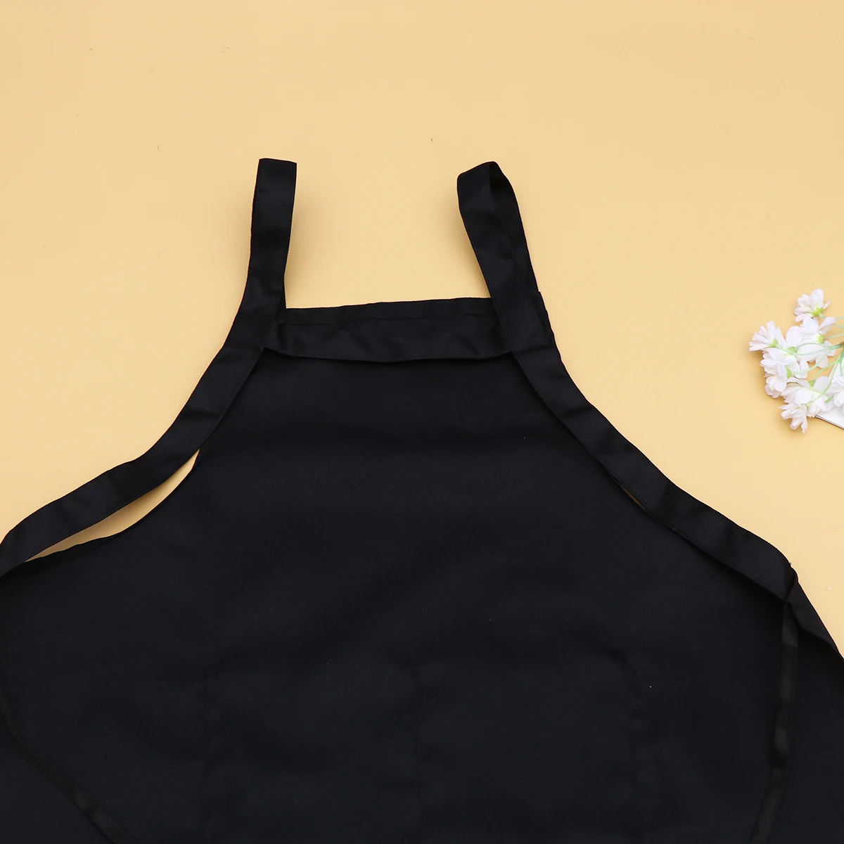 

Double Strap Apron For Adults Waterproof Kitchen Cooking Halter With Pocket Oil Resistant Suitable Restaurant Hotel
