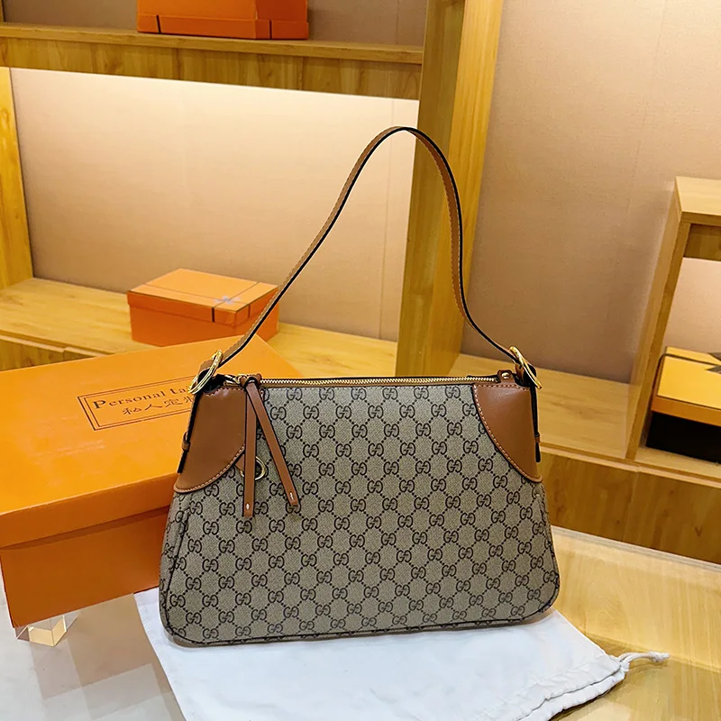 

Affordable Luxury Top Handle Bag, New Versatile Underarm Handbag, Fashion Retro Shoulder Crossbody Purse for Women