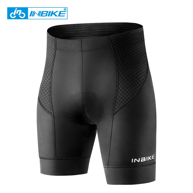 INBIKE Pro Cycling Shorts 3D Thickened Pad MTB Bike Shorts Shockproof Men Downhill Tights Summer Breathable Bicycle Shorts SA004