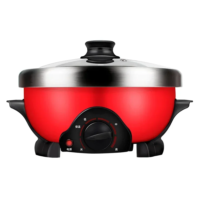 Household 220v 3L 4L Split Electric Cooker Multifunctional Electric Hot Pot Domestic 304 Stainless Steel Electric Cooking Electr