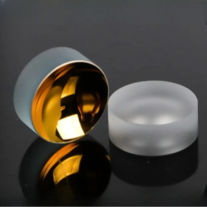 

2PC Gold-plated Plano-concave Reflector High-reflectivity Glass Lenses Imaging Laser Optical Lens Filter Projector Camera