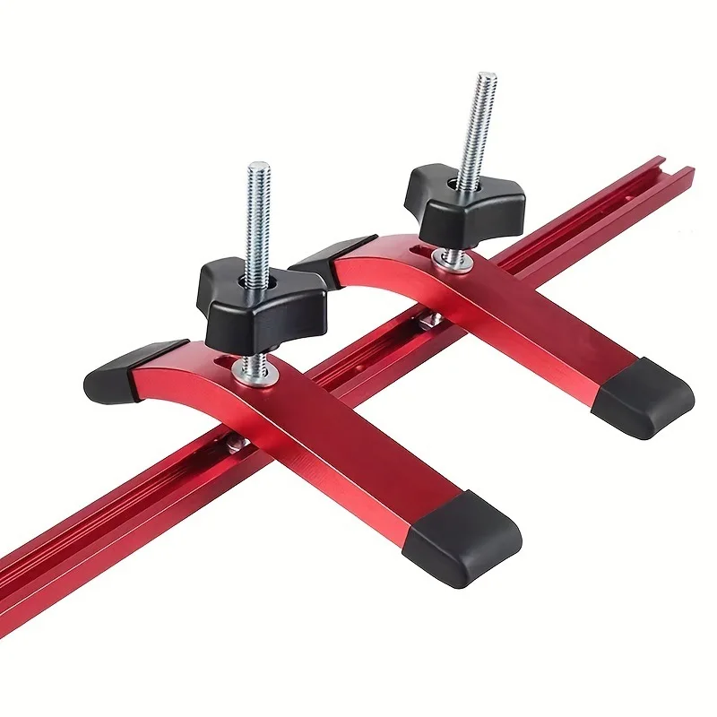 For Woodworking T Slot Track Guide Rail Fence Router Table Modification Aluminum Clamping Plate