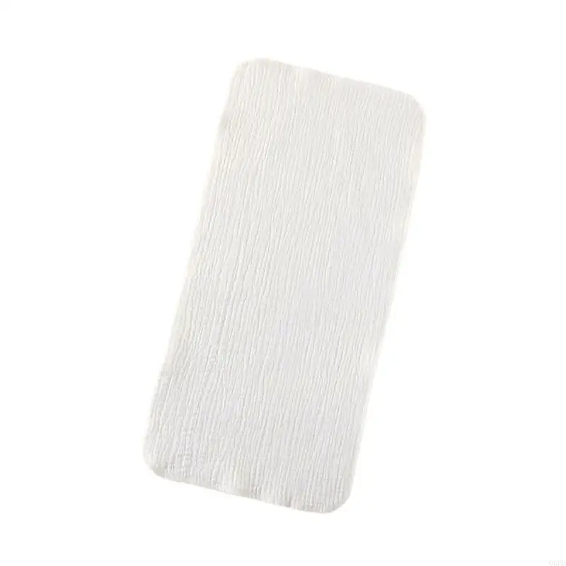 منديل قطن 4 طبقات منشفة وجه لطيفة وماصة مريلة لعاب الفم مسح القماش للأكل والتغذية #2