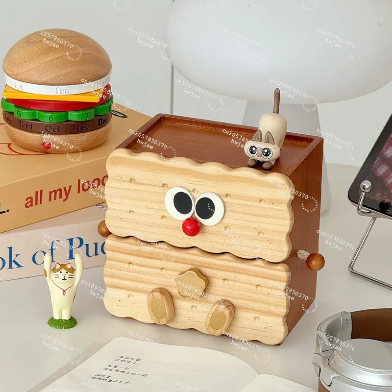 Solid Wood Jewelry Box Storage Box High-end Exquisite Jewelry Gold Wedding Housewarming New Home Birthday Gift for Girlfriends