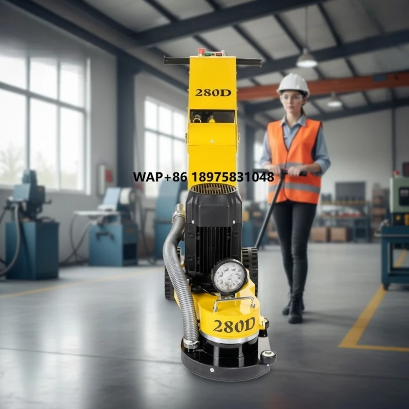 

110V 220V Electric Hand Push Dry and Wet Concrete Polisher, Epoxy Terrazzo Floor Grinder, Concrete Floor Grinder