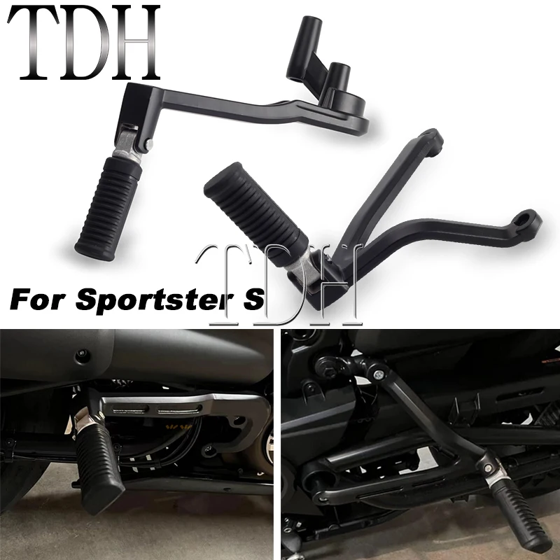 Motorbike Rear Passenger Foot Pegs Footpegs Foot Rests Pedal Mount Support FOR Sportster S 1250 RH1250 RH 1250 Heat Shield Guard