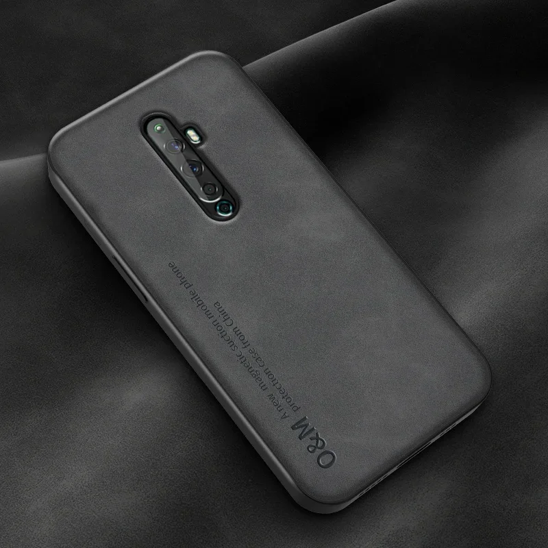 Luxury Magnetic Leather Case for OPPO Reno 10X Zoom Ace 2 Cover Silicone Protection Phone Case for OPPO Reno  2Z 2F Reno2