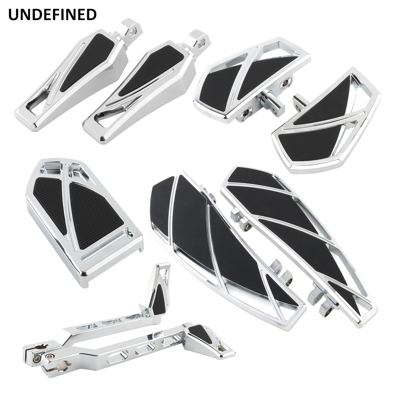 Phantom Floorboards Foot Pegs Brake Pedal Pad Shift Lever Shifter Pegs For Harley Touring Road Electra Street Glide Softail FL