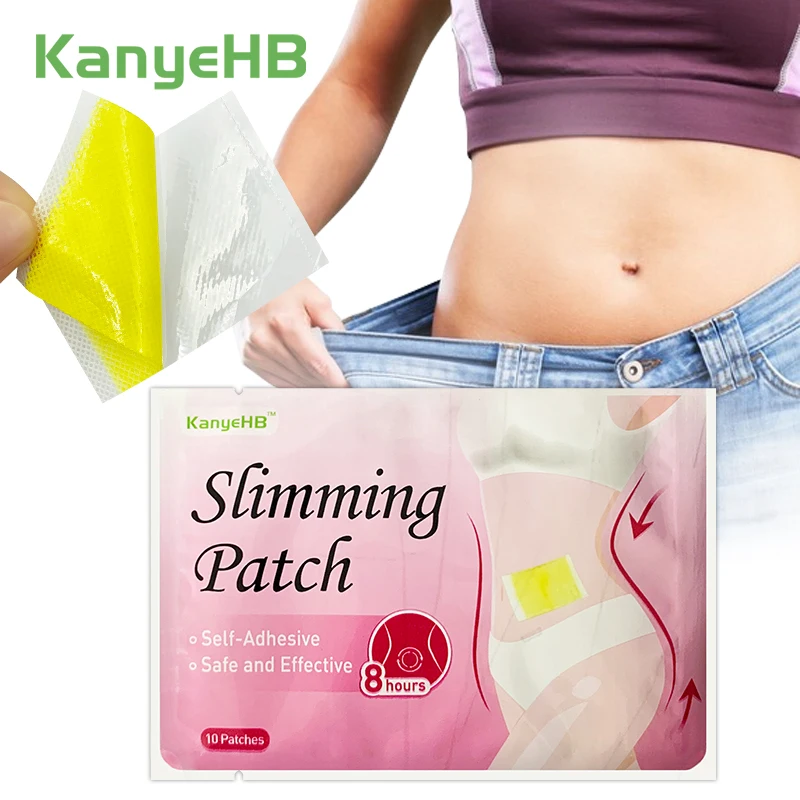 10Pcs=1Bag Slimming Patch Body Slim Fat Burning Plaster Thigh Belly Hip Slimming Weight Lose Sticker Fat Burner Weight Loss W003